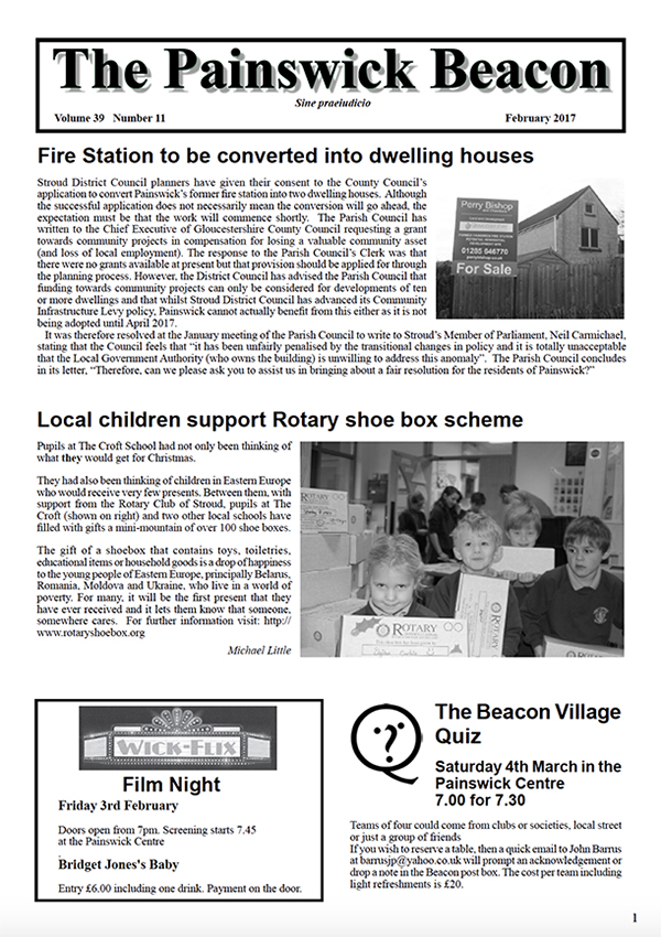 Painswick Beacon February 2017 Edition