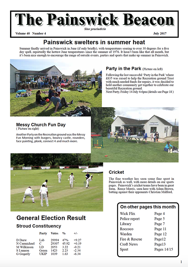 Painswick Beacon July 2017 Edition