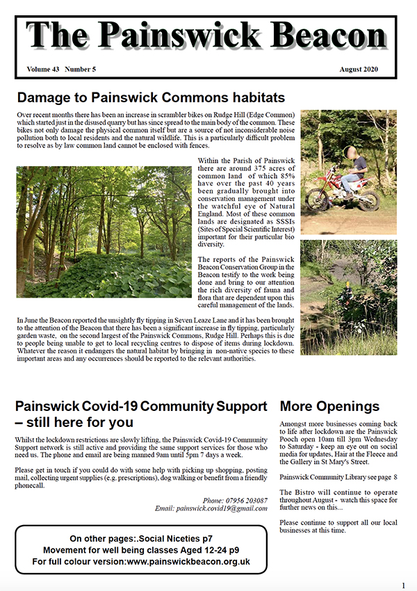 Painswick Beacon August 2020 Edition