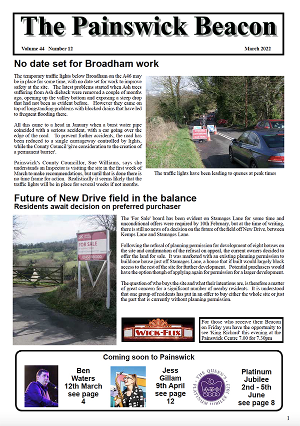 Painswick Beacon March 2022 Edition