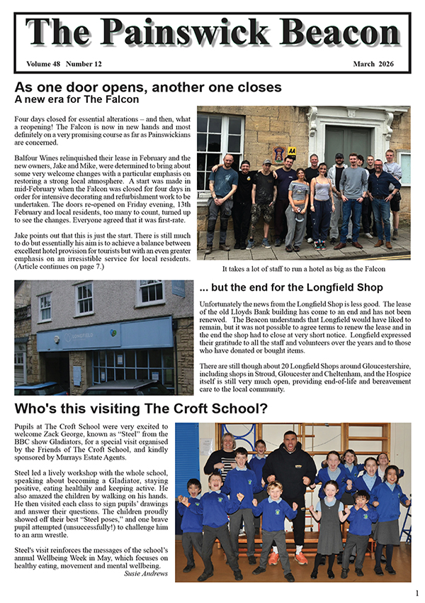 Painswick Beacon March 2026 Edition